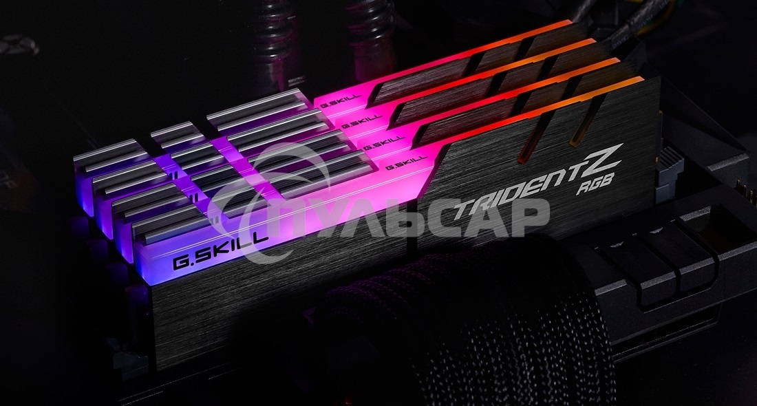 Оперативная память G.SKILL TRIDENT Z RGb DIMM DDR4 32Gb (2x16Gb kit) 3600MHz CL18 1.35V / F4-3600C18D-32GTZR
