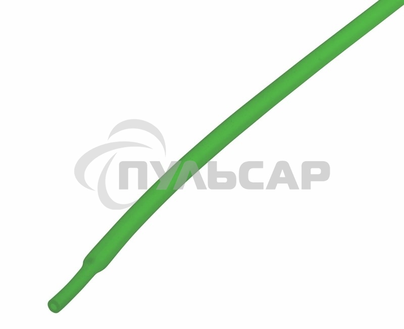 Термоусаживаемая трубка Rexant 1,5/0,75 мм, зеленая, упаковка 50 шт. по 1 м