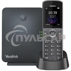 Телефон DECT-трубка Yealink W73P DECT (база W70B+трубка W73H) до 10 SIP-аккаунтов, до 10 трубок на базу, до 20 одноврем. Вызовов