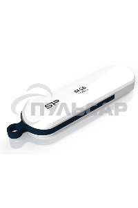 Флешка USB 64 Gb Silicon Power Blaze B32, USB 3.2, белый
