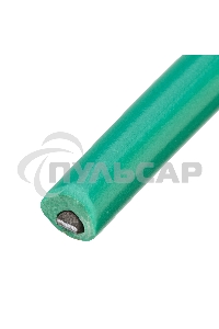 Проволока для подвязки,стальная в ПВХ (зеленый) 25 м, внутр. 1,6 мм / внеш. 3,0 мм Сибртех