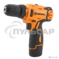 Дрель-шуруповерт Вихрь ДА-12Л-2КА 72/14/26, Аккумуляторная, 12В, 2 АКБ, Кейс