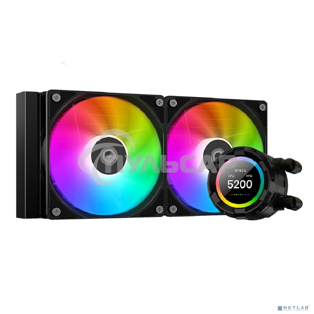 Кулер ID-Cooling SL240 XE черный 120мм алюминий+медь 1800rpm 30db 4-pin 300W