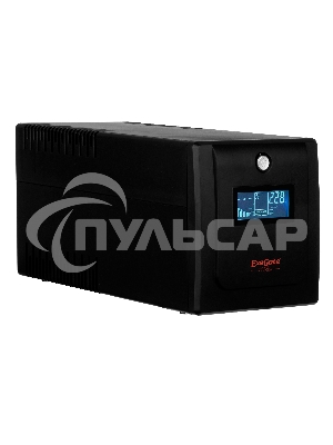 Источник бесперебойного питания ExeGate SpecialPro Smart LLB-1500.LCD.AVR.4SH.USB 1500VA/950W, LCD, AVR, 4*Schuko, USB, черный