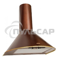 Вытяжка каминная Elikor Эпсилон 50П-430-П3Л медный/золотистый, 50 см, 430 куб. м/ч, 54 дБ