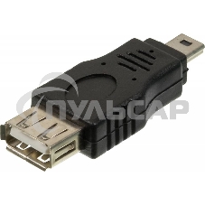 Переходник USB2.0 Ningbo mini USB (m)/USB A (f)