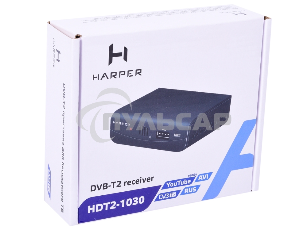 Ресивер Harper HDT2-1030 Цифровой телевизионный DVB-T2