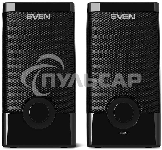 Колонки Sven 318 черный USB-порт ПК, ноутбука или адаптер 5V DC