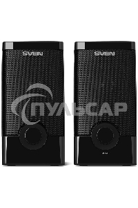 Колонки Sven 318 черный USB-порт ПК, ноутбука или адаптер 5V DC