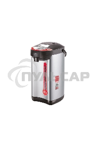 Термопот Centek CT-0082 черный, 5л, 750Вт, 3 способа подачи воды, корпус из нержавеющей стали