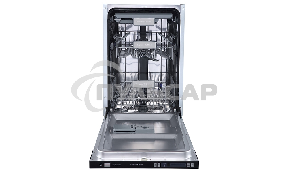 Встраиваемая посудомоечная машина Zigmund & Shtain DW 129.4509 X, черный, 44.8 см, 10 компл., 44 дБ, класс A++