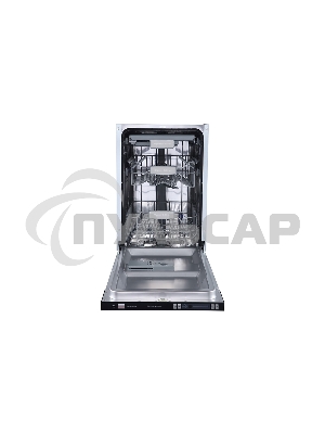 Встраиваемая посудомоечная машина Zigmund & Shtain DW 129.4509 X, черный, 44.8 см, 10 компл., 44 дБ, класс A++