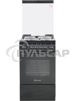 Плита электрическая De Luxe 506004.03Э (кр) белый, конфорок 4 шт, духовка 60 л, 50 см x 85 см x 60 см