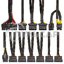 Блок питания серверный 400W ExeGate ServerPRO-400ADS (ATX, APFC, КПД 82% (80 PLUS), 2x8см fans, 24pin, (4+4)pi