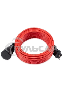 Удлинитель силовой Starwind ST-PS1.20/R-16 3x1.0кв.мм 1розет. 20м ПВС 16A без катушки красный