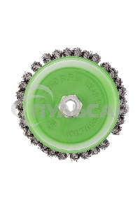 Щетка для УШМ Сибртех 150 мм, М14, Чашка, крученая проволока 0,5 мм 746297