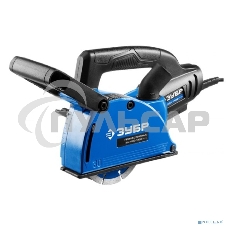 Штроборез ЗУБР ЗШ-П30-1400 ПСТглуб. паза 30 мм, 125 мм, подключ. пылесоса, плавн пуск, 1400 Вт