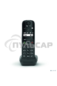 Дополнительная трубка Dect Gigaset AS690HX черный для AS690