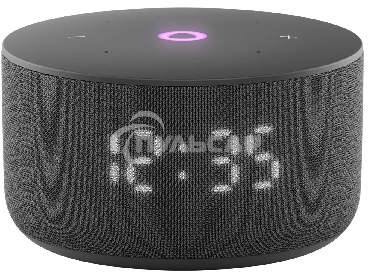 Умная колонка Yandex Станция Мини 3 Алиса черный 12W 1.0 BT/Wi-Fi