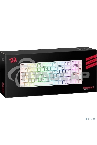 Клавиатура беспроводная Redragon Anubis беспроводная, USB, Bluetooth/Радиоканал, белый