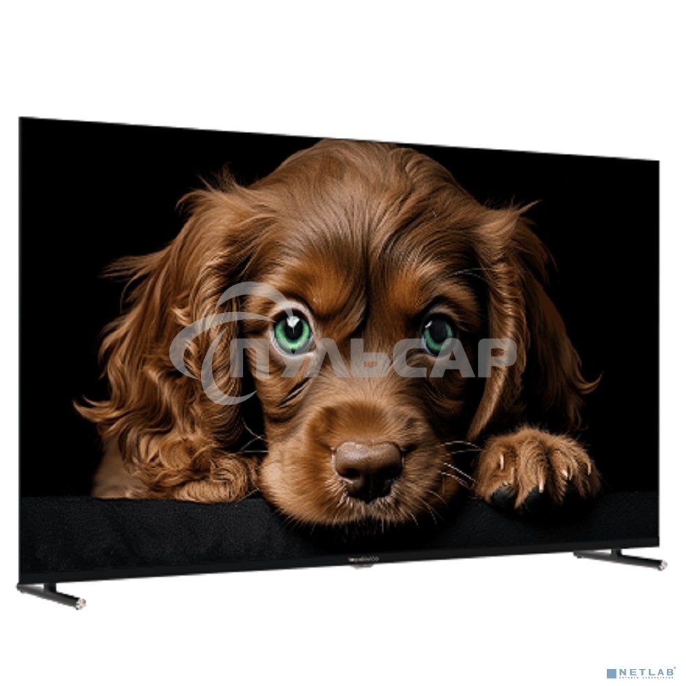 Телевизор Topdevice 50'' TDTV50CQ09U черный QLED UHD 60Hz Google TV 2/16Gb