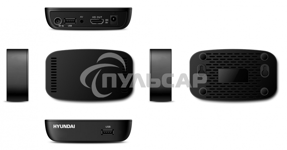 Цифровой TV ресивер HYUNDAI H-DVB460 черный
