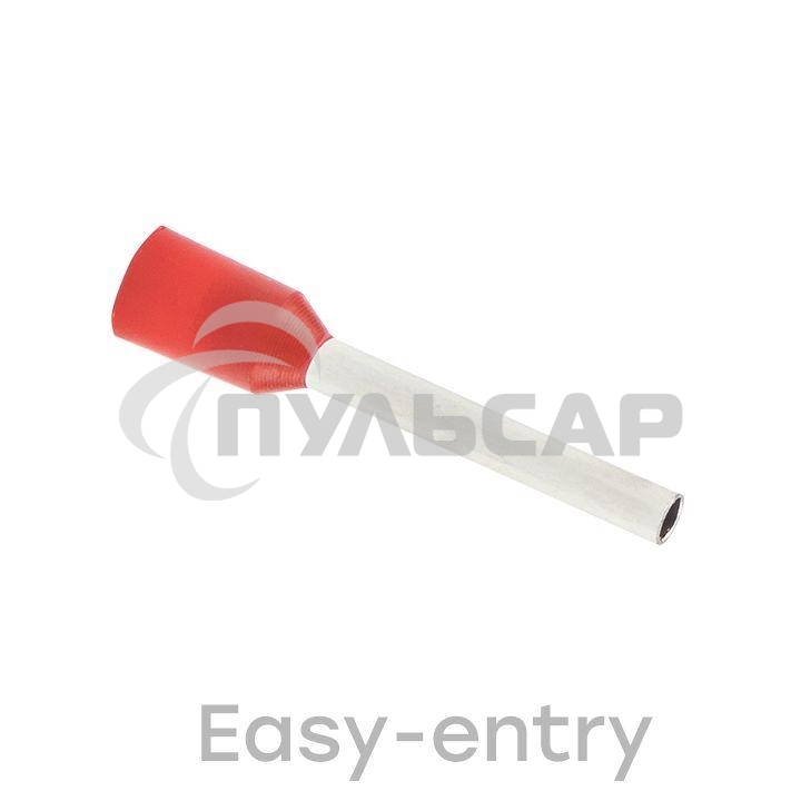 Наконечник штыревой втулочный изол. НШвИ 1.0-12 (уп.50шт) EKF nhvi-1.0-12