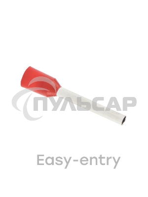 Наконечник штыревой втулочный изол. НШвИ 1.0-12 (уп.50шт) EKF nhvi-1.0-12