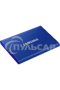Внешний SSD Samsung T7, 2TB, USB 3.2 Gen 2 Type-C, R/W 1050/1000, синий