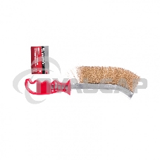 Щетка Matrix металлическая латунированная, пластиковая ручка