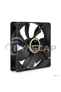 Вентилятор для корпуса ExeGate EX12025S2P черный, 120 мм, 1500 об/мин, 24 дБ, 2 pin