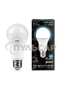 Лампа светодиодная Gauss LD102502212LED A60 globe 12W E27 4100K