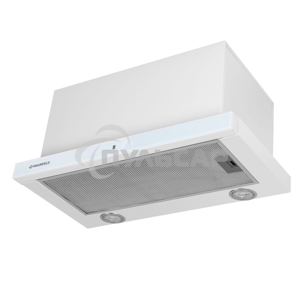 Вытяжка встраиваемая Maunfeld TS Touch Glass 50 белый, 50 см, 1000 куб. м/ч, 56 дБ