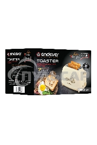 Тостер Endever Skyline ST-108, бежевый