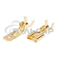 Разъем плоский неизолированный РП-М 2.5-(6.3) (100шт/упак) 59139 КВТ