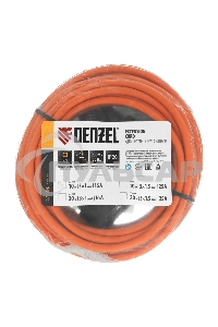 Удлинитель-шнур силовой Garden Series, ПВС, 10м, 1 розетка, 3*1 мм Denzel