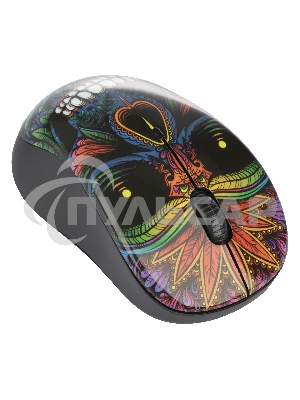 Мышь беспроводная Qumo Office M41 Totem черный, 1600 dpi, радиоканал, USB, кнопки - 4