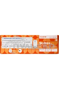 Комплект клавиатура + мышь Defender Skyline 895 Nano W (белый) Кл:104, 1000/1500/2000dpi