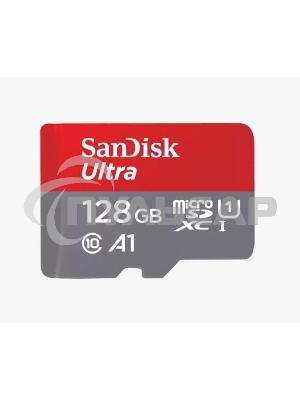 Флеш карта microSD 128Gb SanDisk microSDXC Class 10 Ultra UHS-I A1 140Mb/s