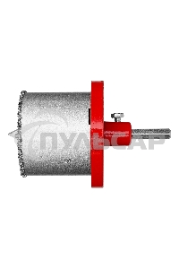 Набор коронок Matrix по керамической плитке, 33-53-67-73 мм, 6-гранный хвостовик