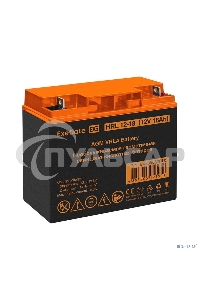 Аккумуляторная батарея ExeGate EX285662RUS HRL 12-18 (12V 18Ah, клеммы F3 (болт М5 с гайкой))