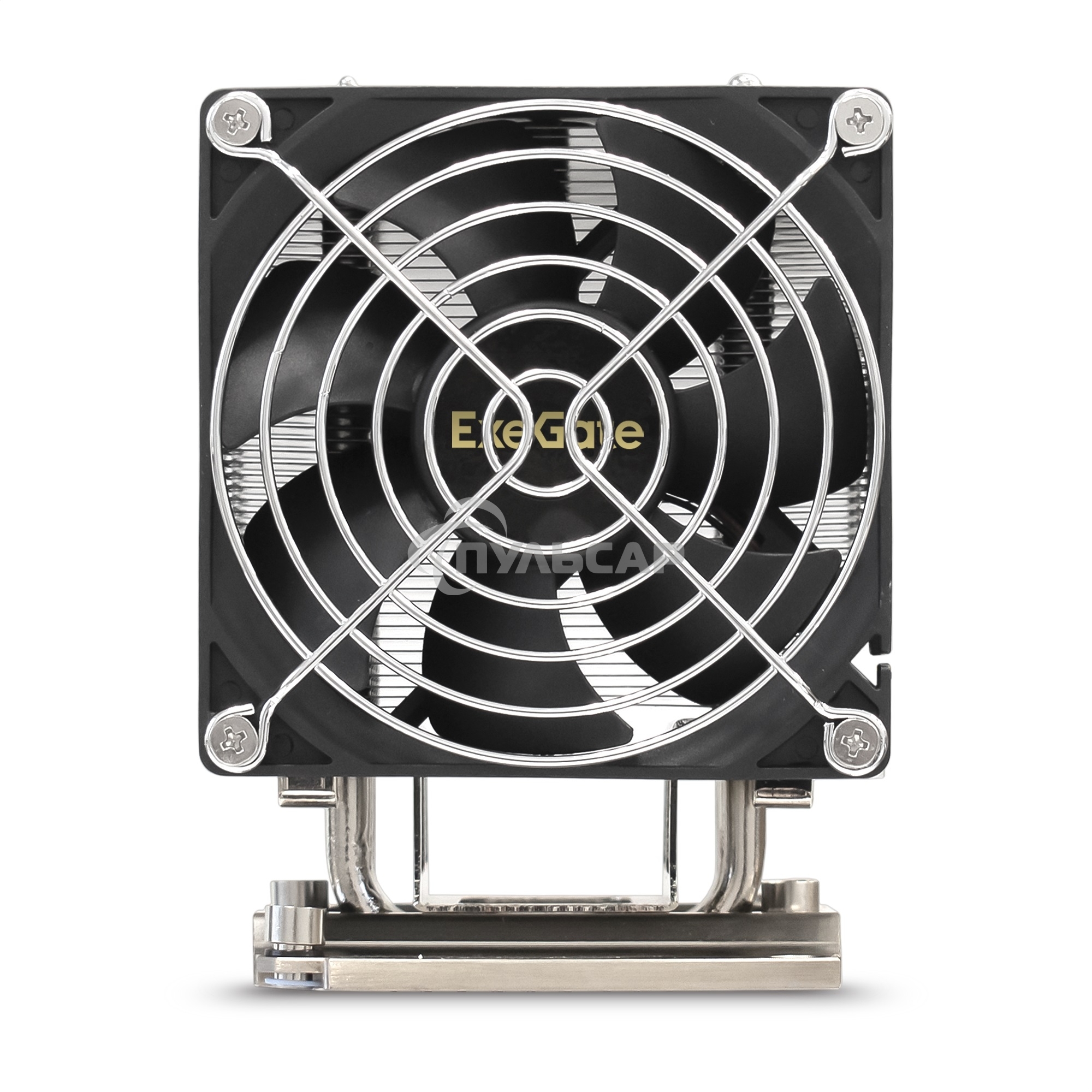 Кулер для процессора ExeGate ESNK-P0070APS4.PWM.4U.3647.Cu серебристый, 92 мм, алюминий/медь, 3800 об/мин, 44 дБ, 4 pin, 205 Вт, 125.5 мм