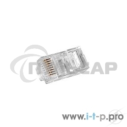 Коннектор Gembird коннектор RJ45 8P8C (100 шт. в уп) без вставки