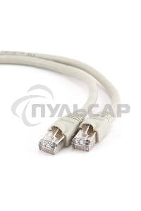 Патч-корд FTP Cablexpert кат.6, 0.5м, литой, многожильный (серый)