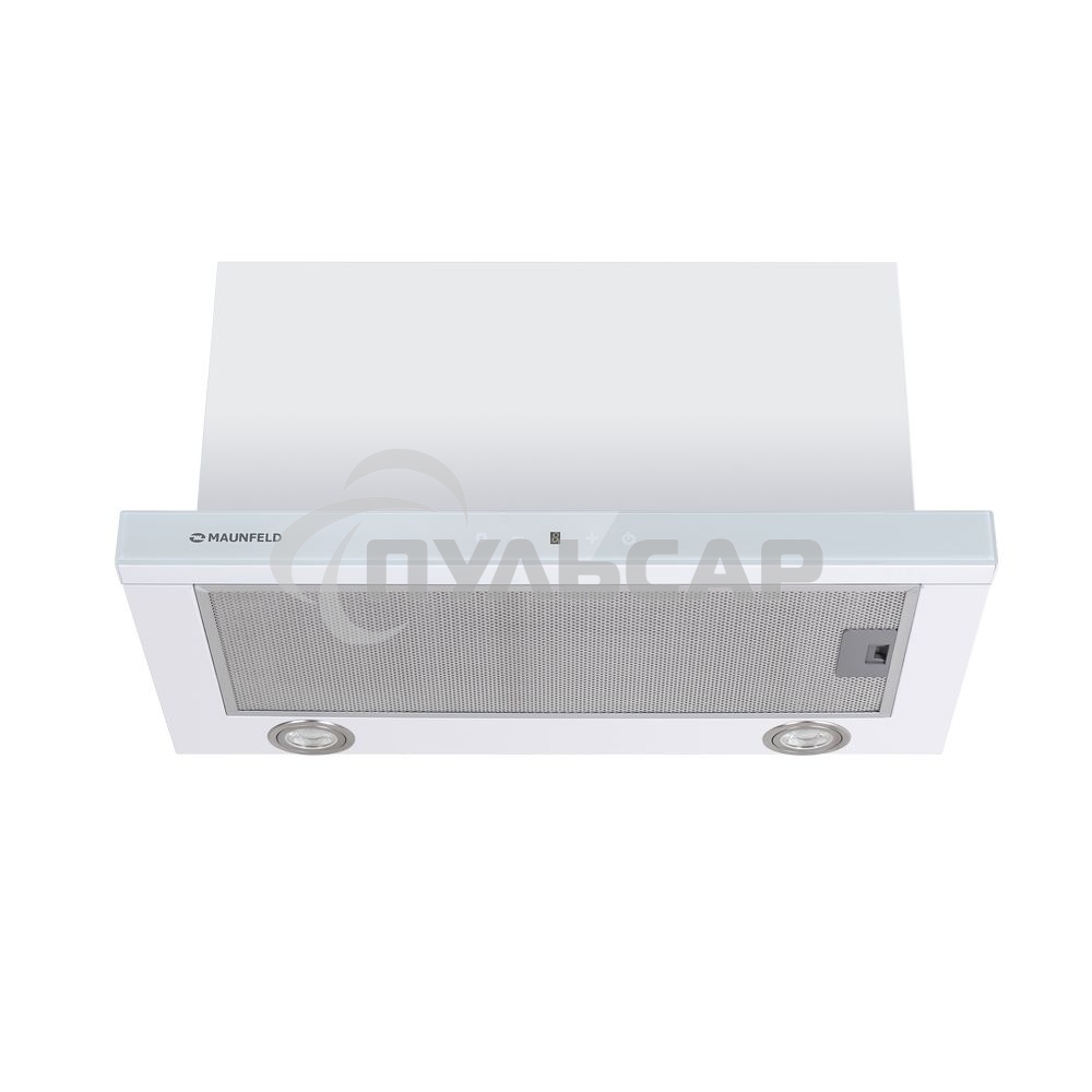 Вытяжка встраиваемая Maunfeld TS Touch Glass 50 белый, 50 см, 1000 куб. м/ч, 56 дБ