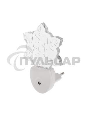 Ночник светодиодный Rexant СНЕЖИНКА ХАМЕЛЕОН свечение мультиколор 7 цветов, 230 В