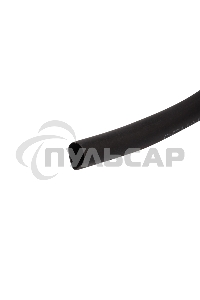 Трубка термоусаживаемая 5,0/2,5 мм черная, ролик 2,44 м Rexant