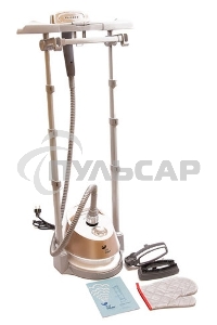 Отпариватель напольный Kitfort КТ-913 2000Вт белый/золотистый