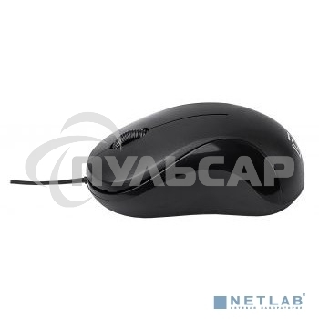 Мышь проводная Oklick 115SR черный, 1000 dpi, USB, кнопки - 3