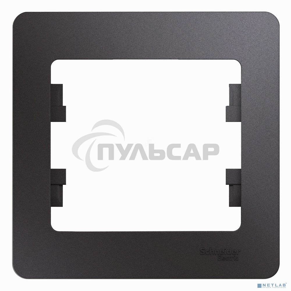 Рамка 1-м Glossa графит SchE GSL001301